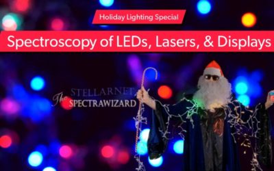 Winter Special – Spectroscopy of Holiday LEDs, Lasers, & Displays