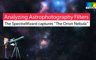 Analyzing Astrophotography Filters- The SpectraWizard captures the Orion Nebula