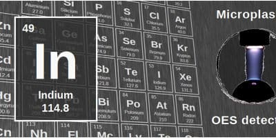 Enhancement of emission from indium in flowing liquid anode atmospheric pressure glow discharge using organic media