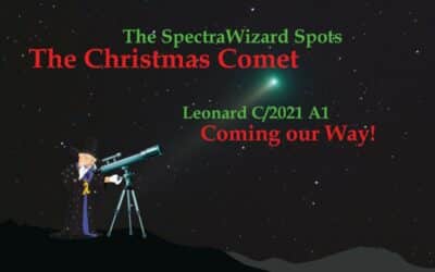 The SpectraWizard Spots a Bright Green Christmas Comet Coming our Way Soon!